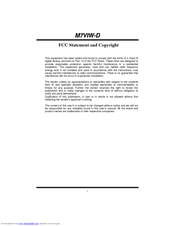 Biostar M7VIW-D User Manual