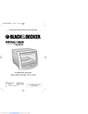 Black & Decker INFRAWAVE FC100 Series Use And Care Book Manual