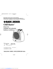 Black & Decker Chill Buster BDHF200 Series Use And Care Book Manual