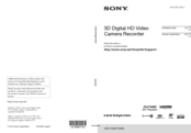 Sony Handycam HDR-TD20V Operating Manual