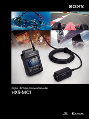Sony HXR-MC1 - Digital Hd Video Camera Recorder Specifications