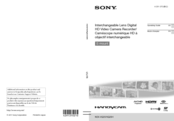 Sony Handycam NEX-VG20H Operating Manual