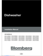 Blomberg DW14110 Installation Manual