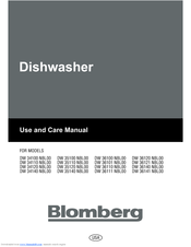 Blomberg DW36120 Use And Care Manual