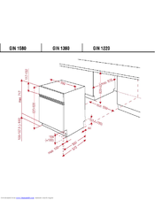 Blomberg GVN 1380 Product Dimensions