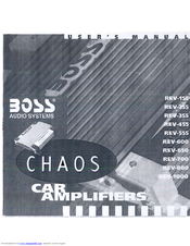 Boss Audio Systems CHAOS REV-650 User Manual