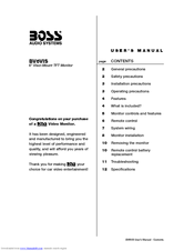 Boss Audio Systems BV6V page IS User Manual