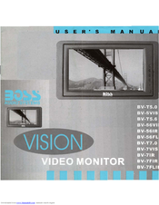Boss Audio Systems Vision BVT5.6 User Manual