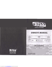 Boss Audio Systems DVD-6000 Owner's Manual