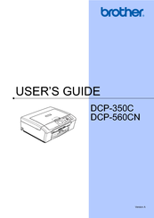 Brother DCP-560CN User Manual