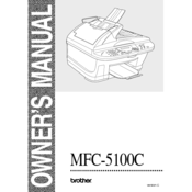 Brother MFC-5100C Owner's Manual
