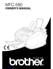 Brother MFC-580 Owner's Manual