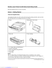 Brother HL-645 Quick Setup Manual