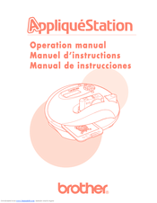 Brother E-100P Operation Manual