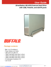 Buffalo DriveStation HD-HS500Q User Manual