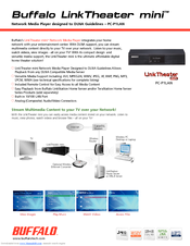 Buffalo LinkTheater mini PC-P1LAN Specification