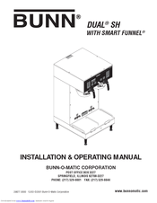 Bunn Single SH Installation And Operating Manual