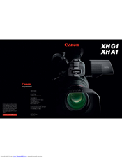 Canon XHA1 Brochure & Specs