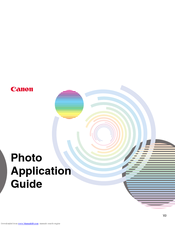 Canon PhotoStitch Application Manual