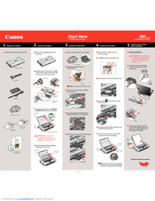 Canon 8582A001 - i 80 Color Inkjet Printer Setup Instructions