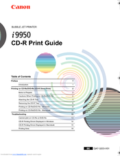 Canon i9950 Print Manual