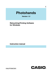 Casio Photohands Instruction Manual