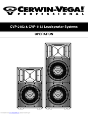 Cerwin-Vega CVP-2153 Operation