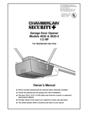 Chamberlain Security+ 4620-2 Owner's Manual