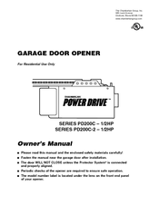 Chamberlain Power Drive PD200C Owner's Manual