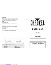 Chauvet Obsession LED User Manual