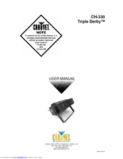 Chauvet CH-330 Triple Derby User Manual