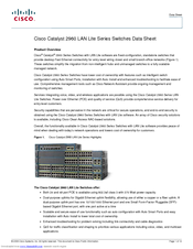 Cisco Catalyst 2960-24TC-S Datasheet