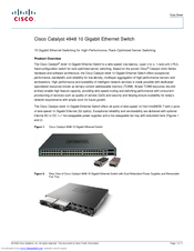 Cisco 4948 Series Datasheet
