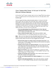 Cisco Catalyst X6548 Datasheet