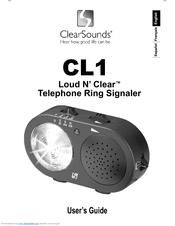 ClearSounds Loud N'Clear CL1 User Manual