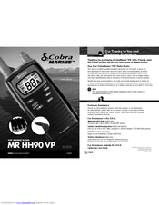 Cobra MRHH90VP Owner's Manual