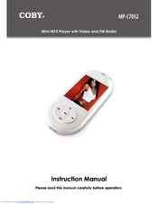 Coby MP7052GBBLK Instruction Manual