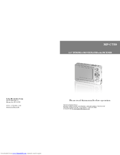 Coby MPC759 - 512 MB Digital Player User Manual