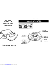 Coby MP-CD500 Instruction Manual