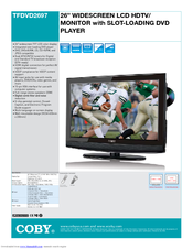 Coby TFDVD2697 Specifications