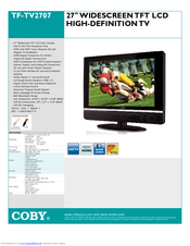 Coby TF-TV2707 Specifications