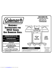 Coleman 9943 SERIES Assembly Instructions Manual