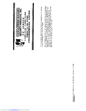 CrimeStopper CS-9609DC Supplementary Manual