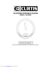 Curtis CD156UK Instruction Manual