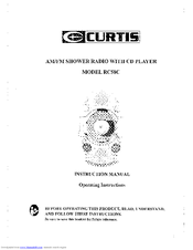 Curtis RC58C Instruction Manual