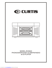 Curtis RCD820 User Manual