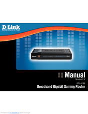 D-link DGL-4100 - GamerLounge Broadband Gigabit Gaming Router User Manual