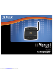D-link GamerLounge DGL-3420 Manual