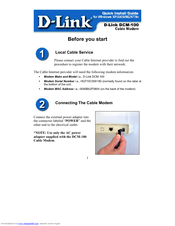 D-link DCM-100 Quick Install Manual