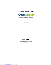 D-Link DFL-700 Manual